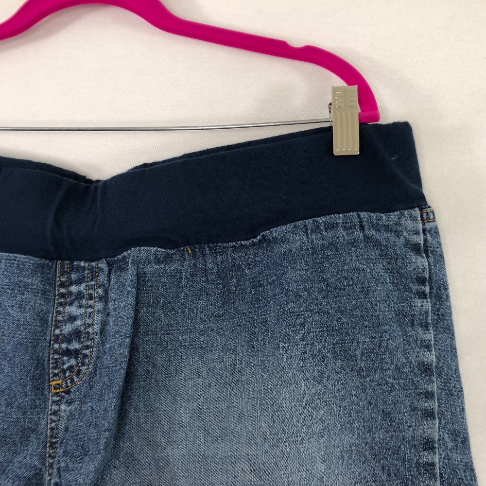 Motherhood Jean Shorts Maternity Sz XL - Picture 2 of 6